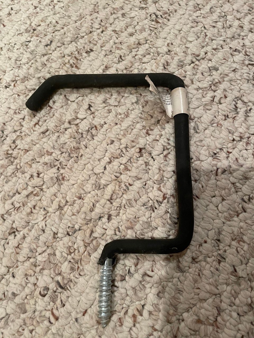 Vinyl Coated Black Steel Large Ladder Hook organized 267967