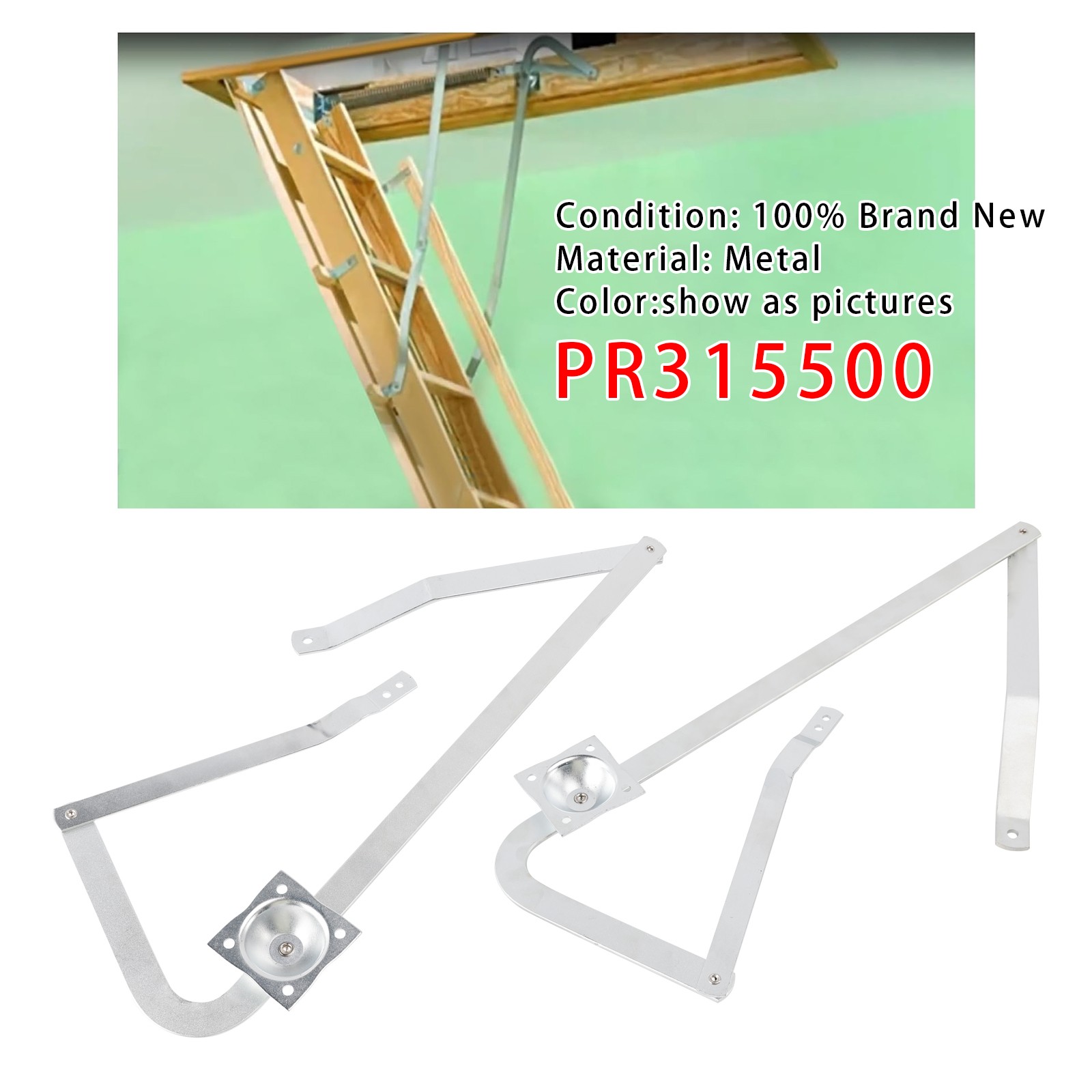 PR315500-LH+PR315500-RH Attic Ladder Hinge Arm Left+Right For Louisville Ladder·