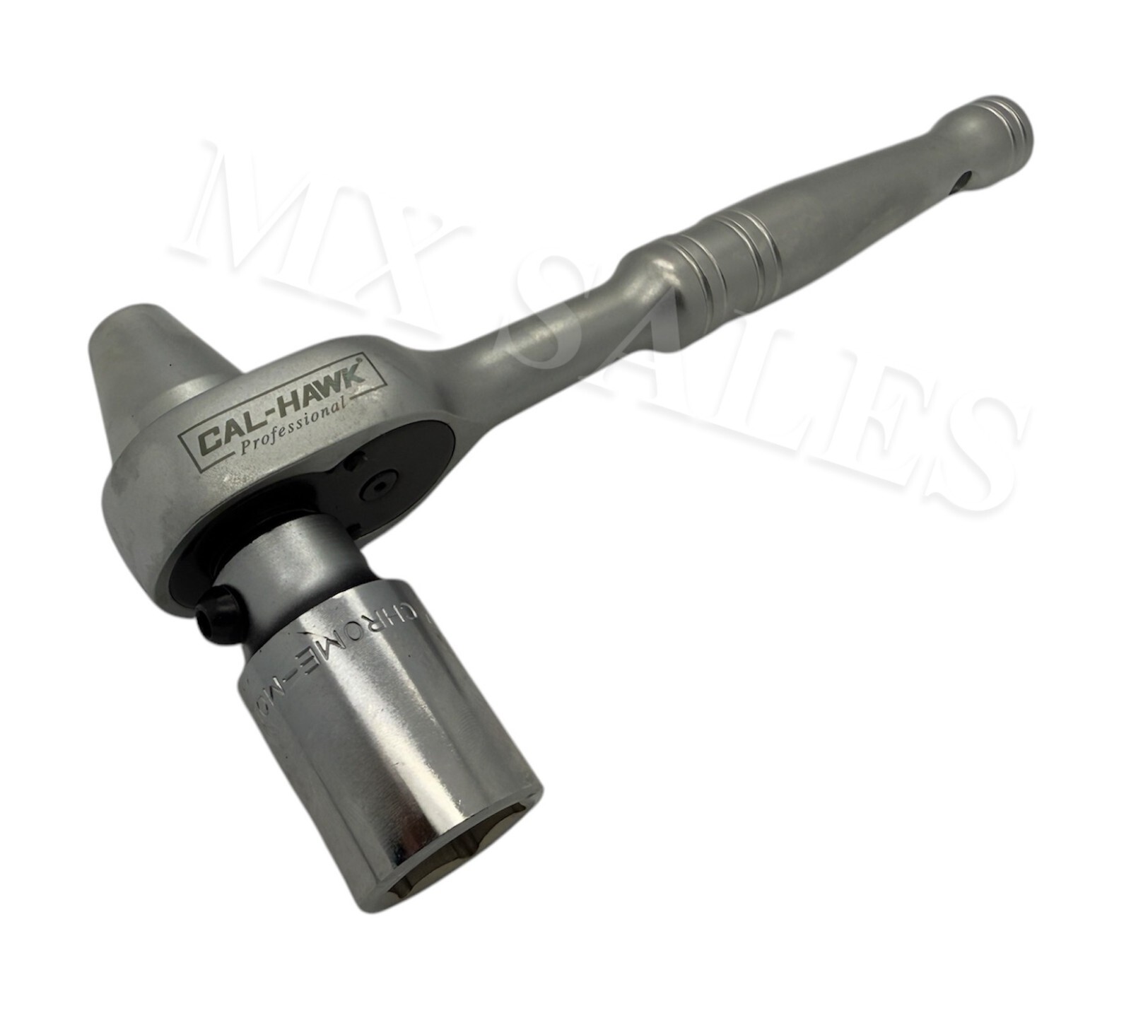 Pro 1/2″ Scaffold Ratchet 7/8″ DR. 6-Point Socket Ratchet Wrench Hammer Tip Tool
