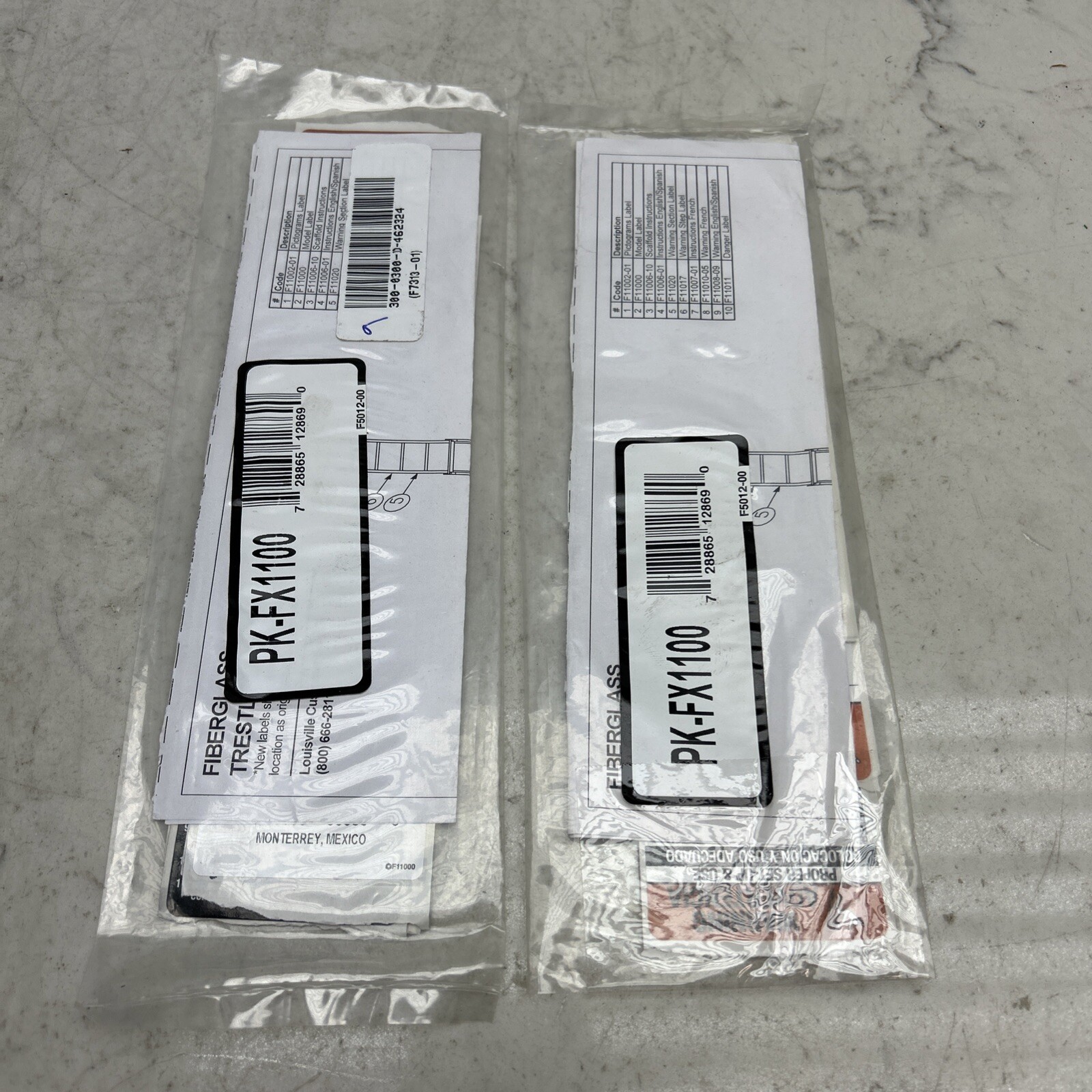 2 Pack Louisville Ladder Label Kit PK-FX1100
