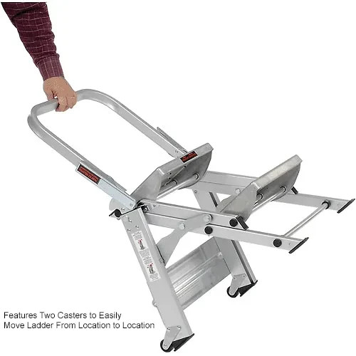 NIB Little Giant Safety Aluminum Step Ladder – 2 Step – 10210BA