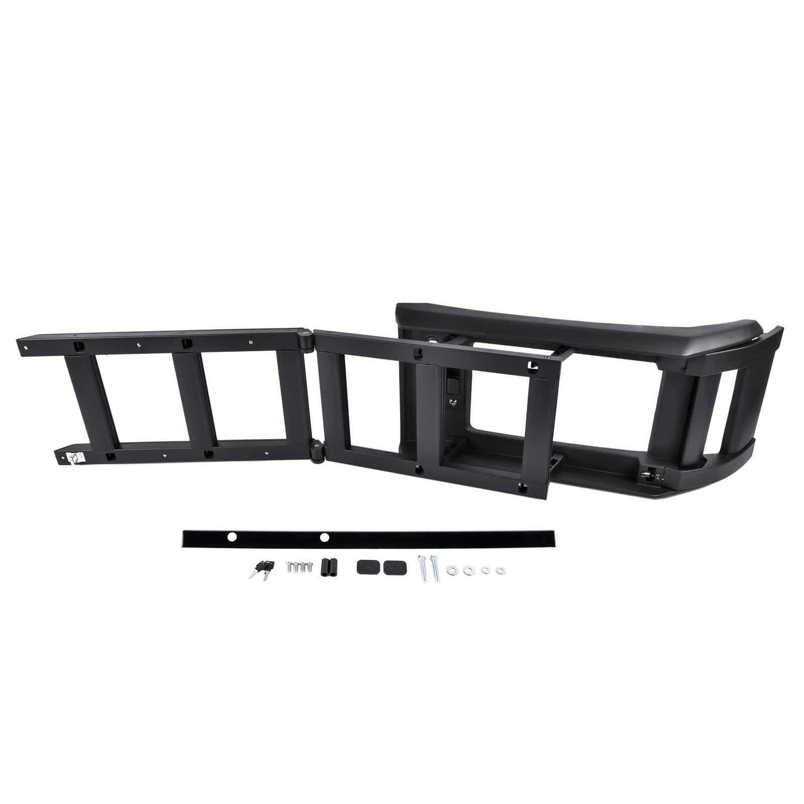 Side Folding Roof Step Ladder Land Rover Defender 2020-2023 L663 90 110 Black