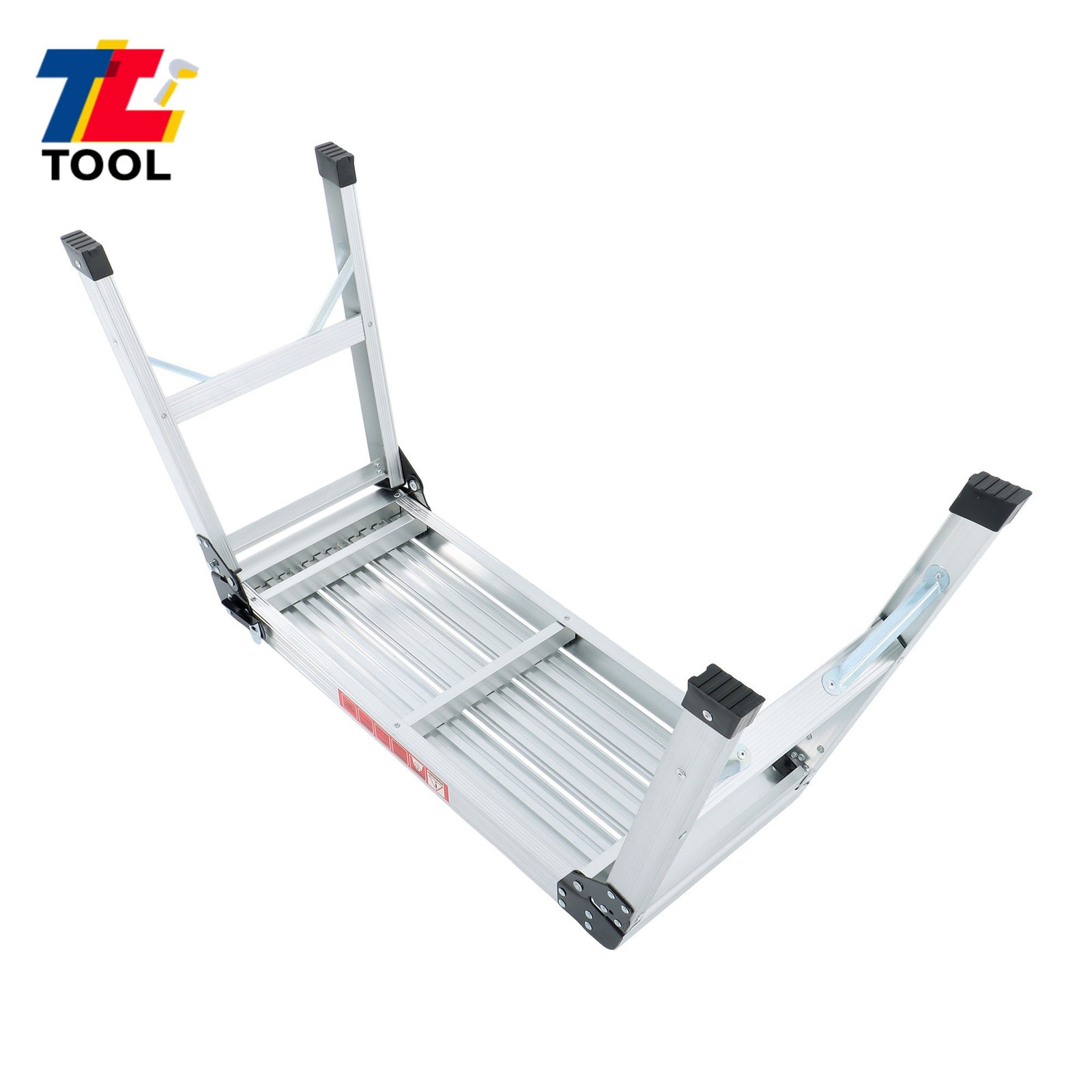 High Quality Work Platform 30″ Heavy Duty Foldable Aluminum Step Ladder 330 Lbs