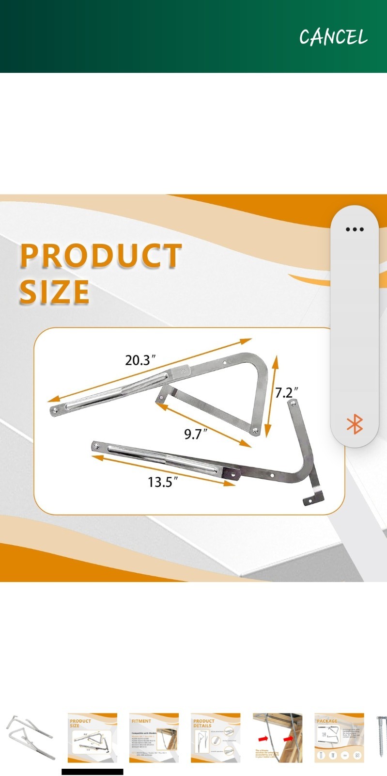 Access Ladder Spring Loaded Mechanism for Werner All Folding Models