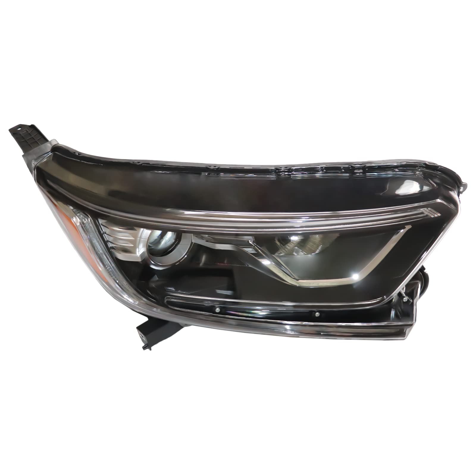 Passenger Side Halogen Headlight Assembly LED DRL Projector Fit For 2017-2021