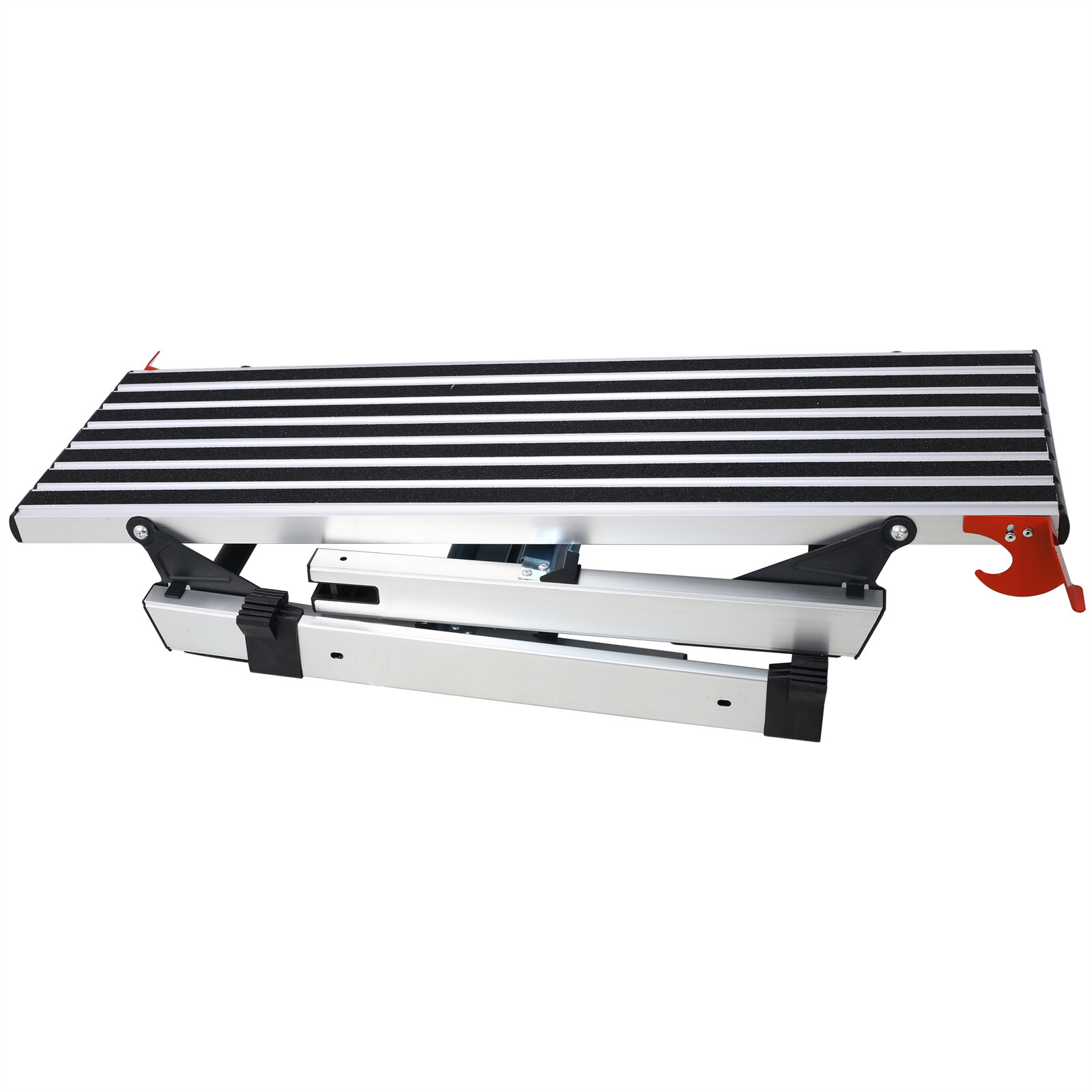 Aluminium Folding Ladder Stool Work Platform Bench 330 LBS Capacity Multipurpose