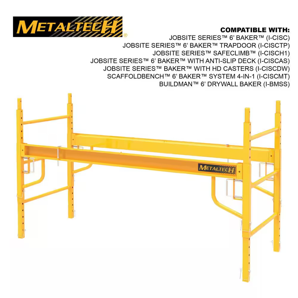 39 In. High Scaffolding Extension Platform with 1000 Lb. Capacity for 6 Ft. Bake