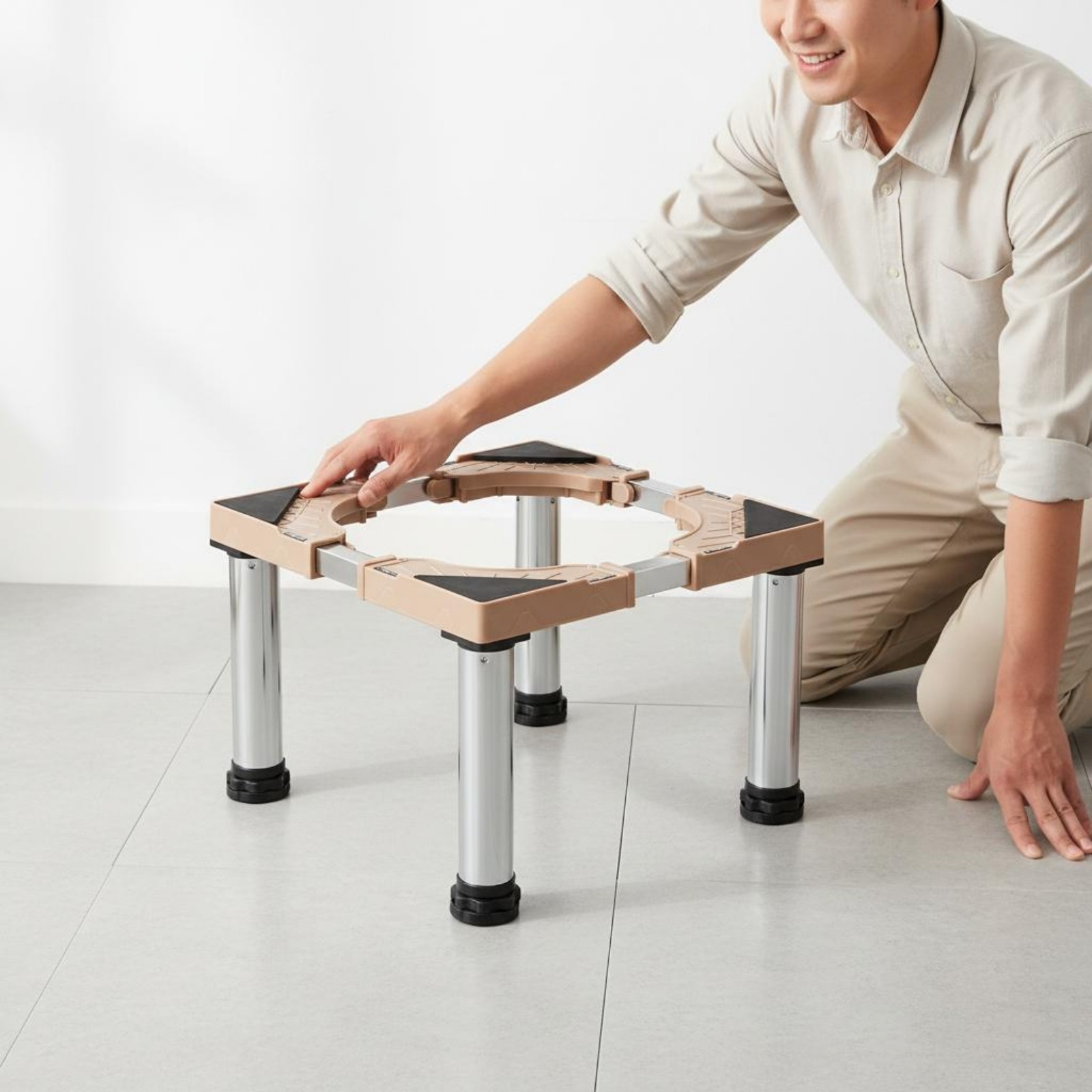 Washing Machine Stand Sturdy Duty Refrigerator Stand Space Saving