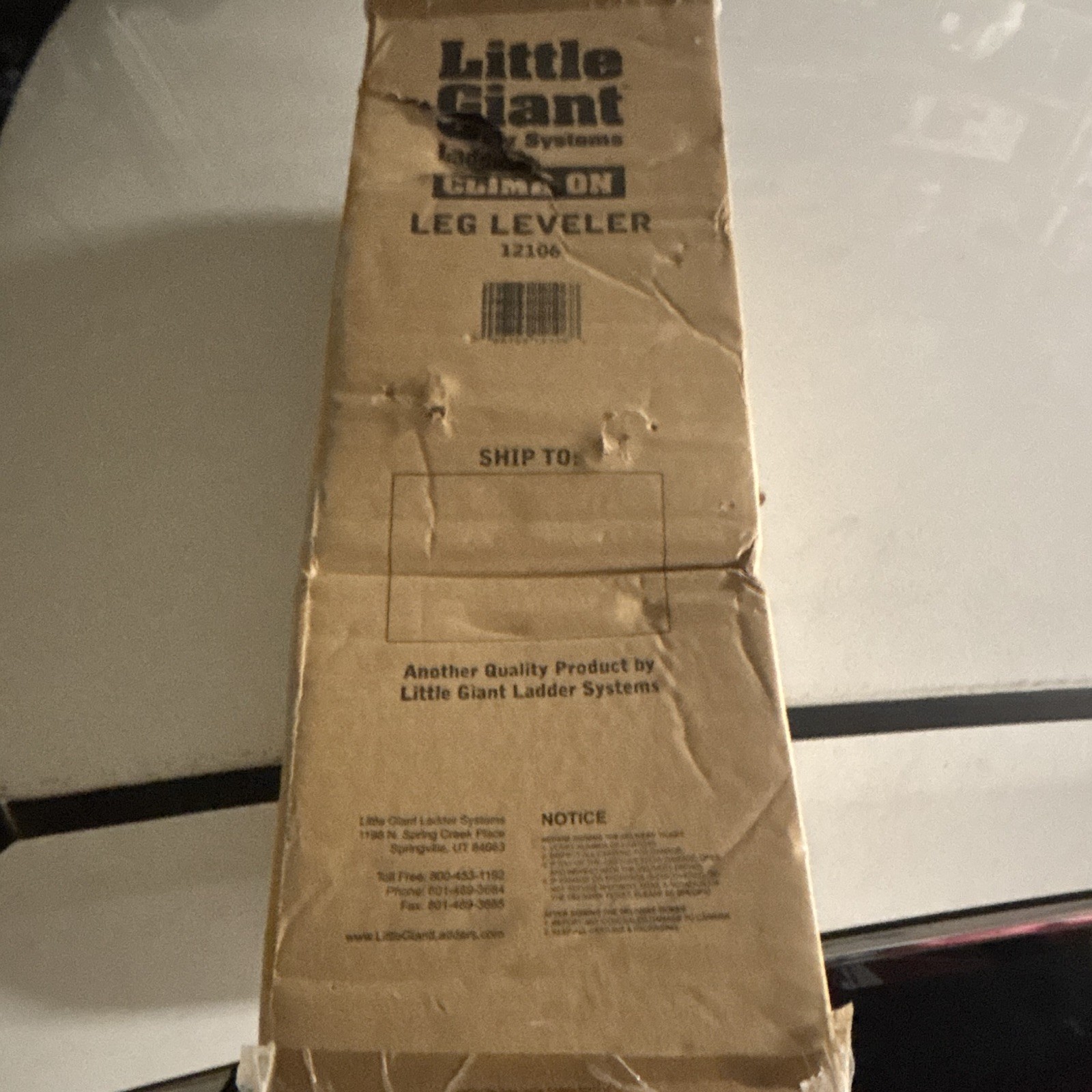 Little Giant Climb On Leg Leveler Ladder Accessory, MPN 12106