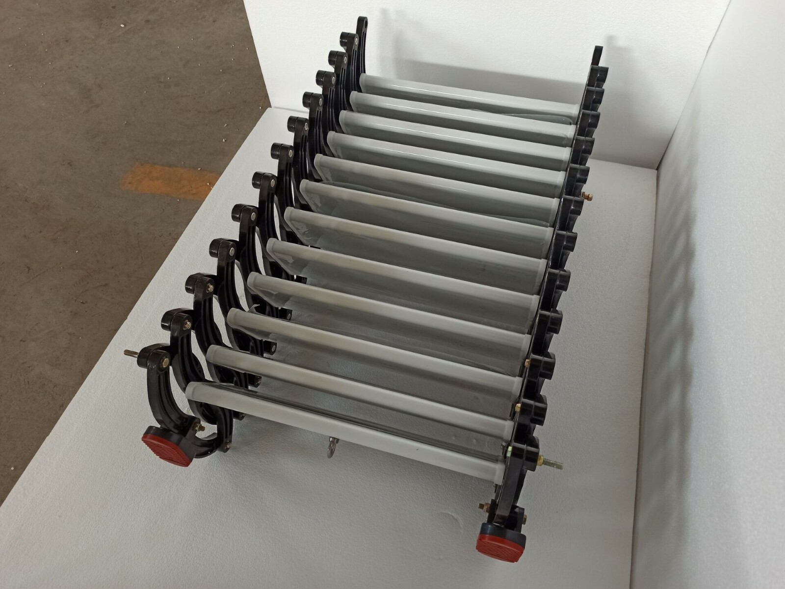 HeavyDuty Metal Loft Wall Ladder Stairs Attic PullDown Folding Ladder 10FT,Black