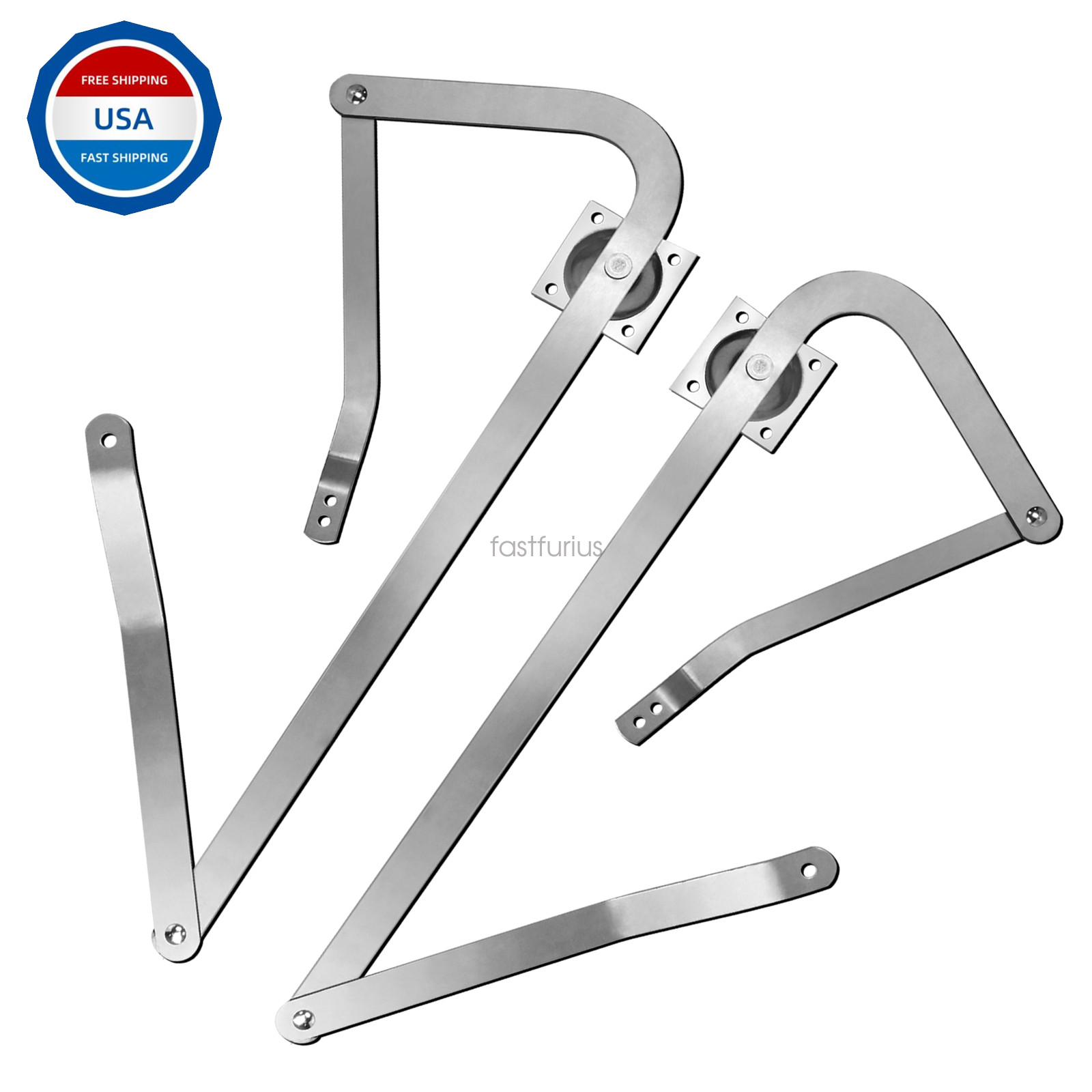 1 Pairs Attic Ladder Kit Power Arm Assy Fits Louisville Ladder PR315500-LH & RH