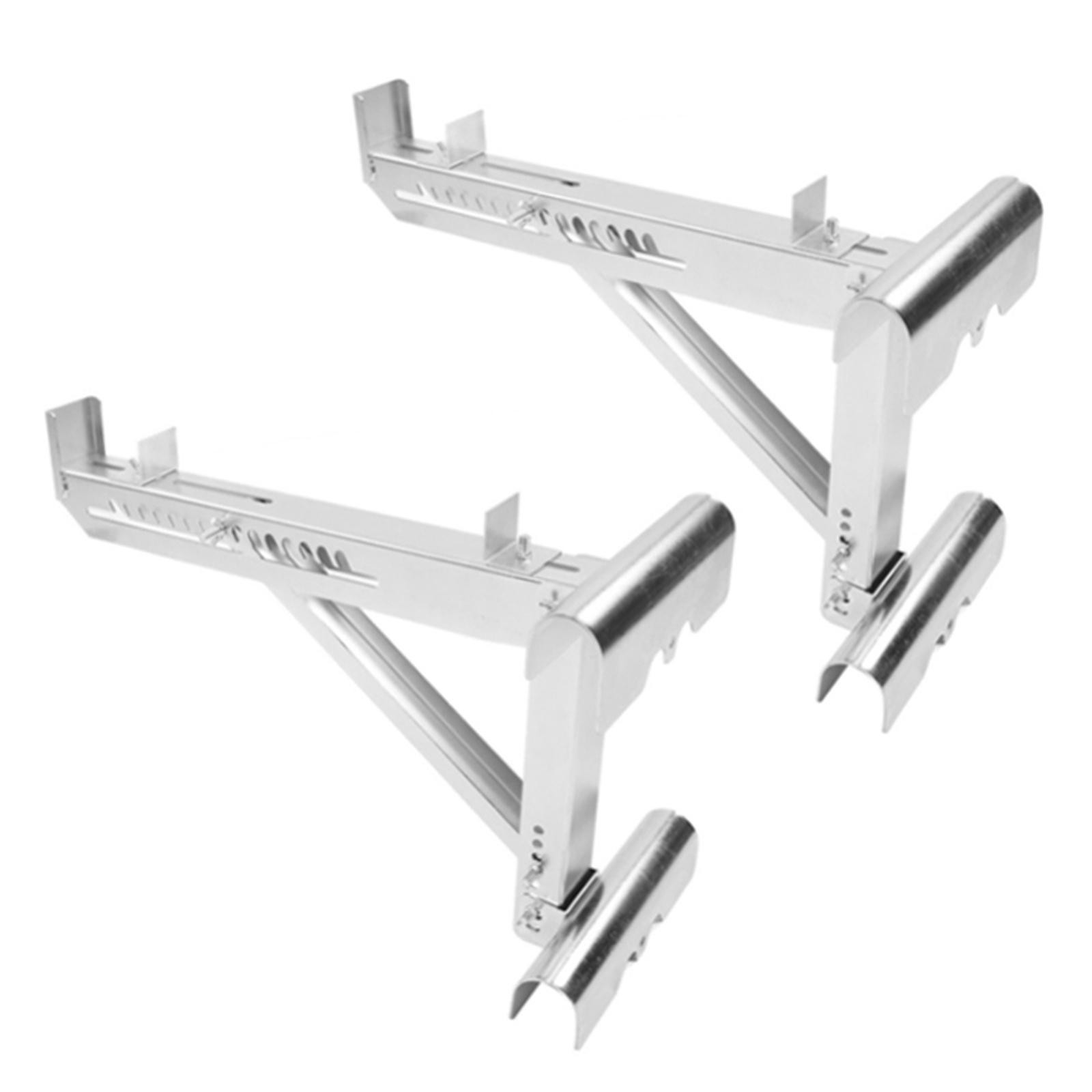 1 Pair Two Rung Short Body Ladder Jack Scaffolding Tool Simple Installation for