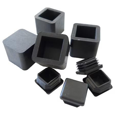 Ega Rubts-S Replacement Square Rubber Tips, For 1″ Tube, Pk4