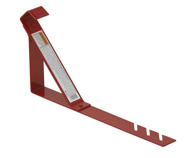 Qual Craft 2501 Steel Red 45 Deg. Fixed-Angle Roofing Bracket 8 Hx2 Wx10 L in.