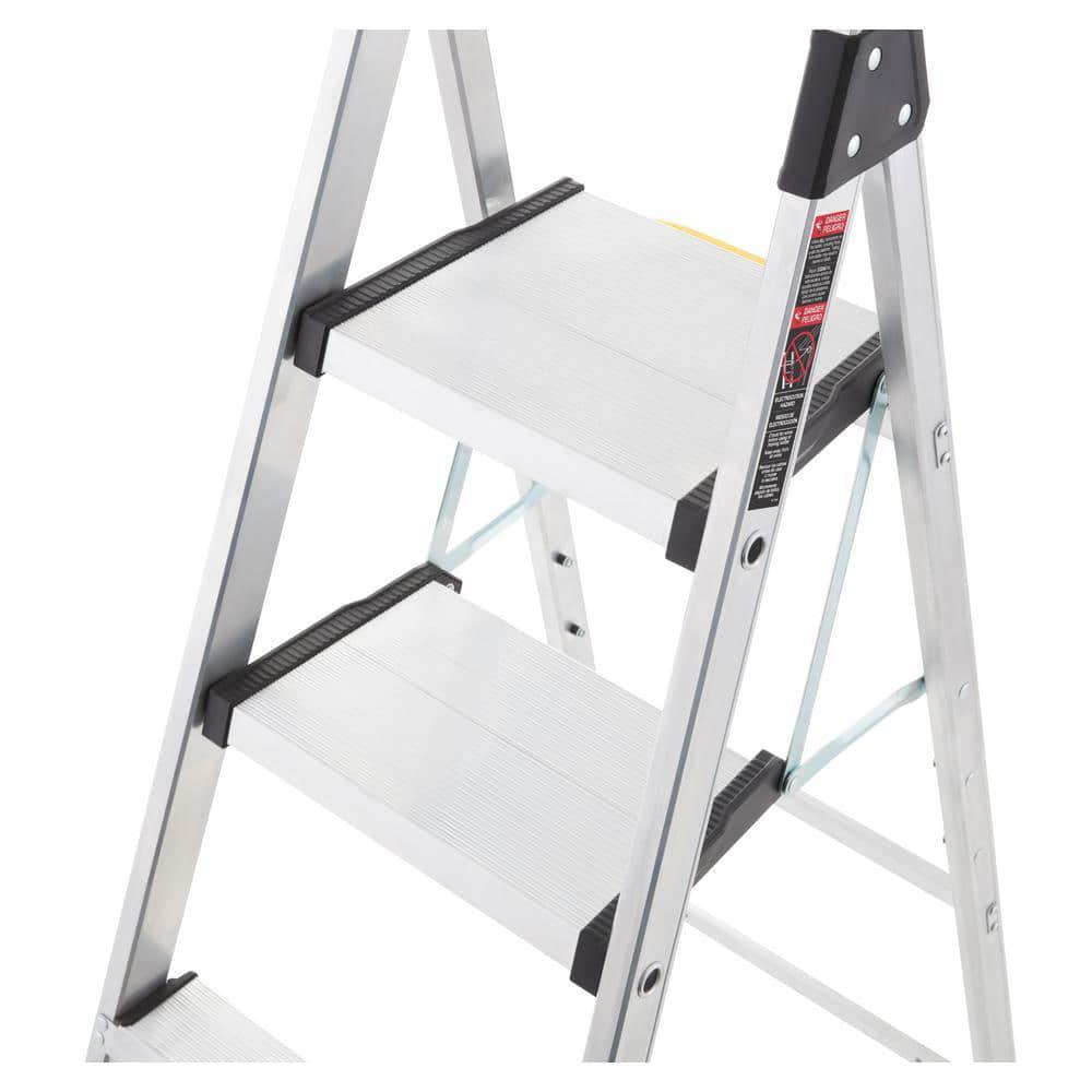Ladder 5.5 ft Aluminum Dual Platform Project Bucket 300 lb. Capacity IA Rating
