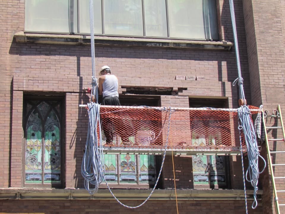 Two-Point Swing Stage Scaffold / Tuckpointer Swing Stage / Painter Rope Falls