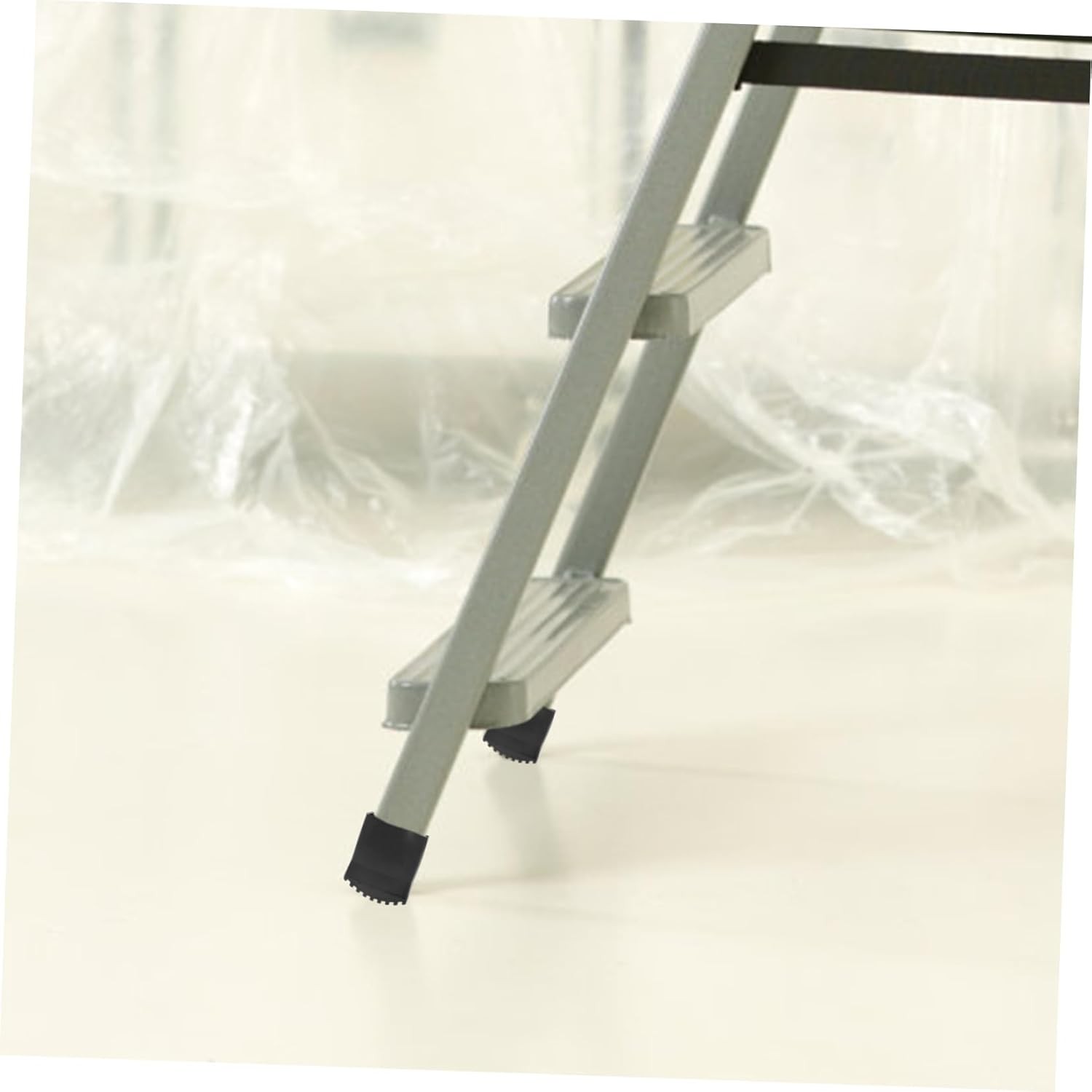 4pcs Folding Ladder feet Home Furniture Leg Protectors for Chairs Black