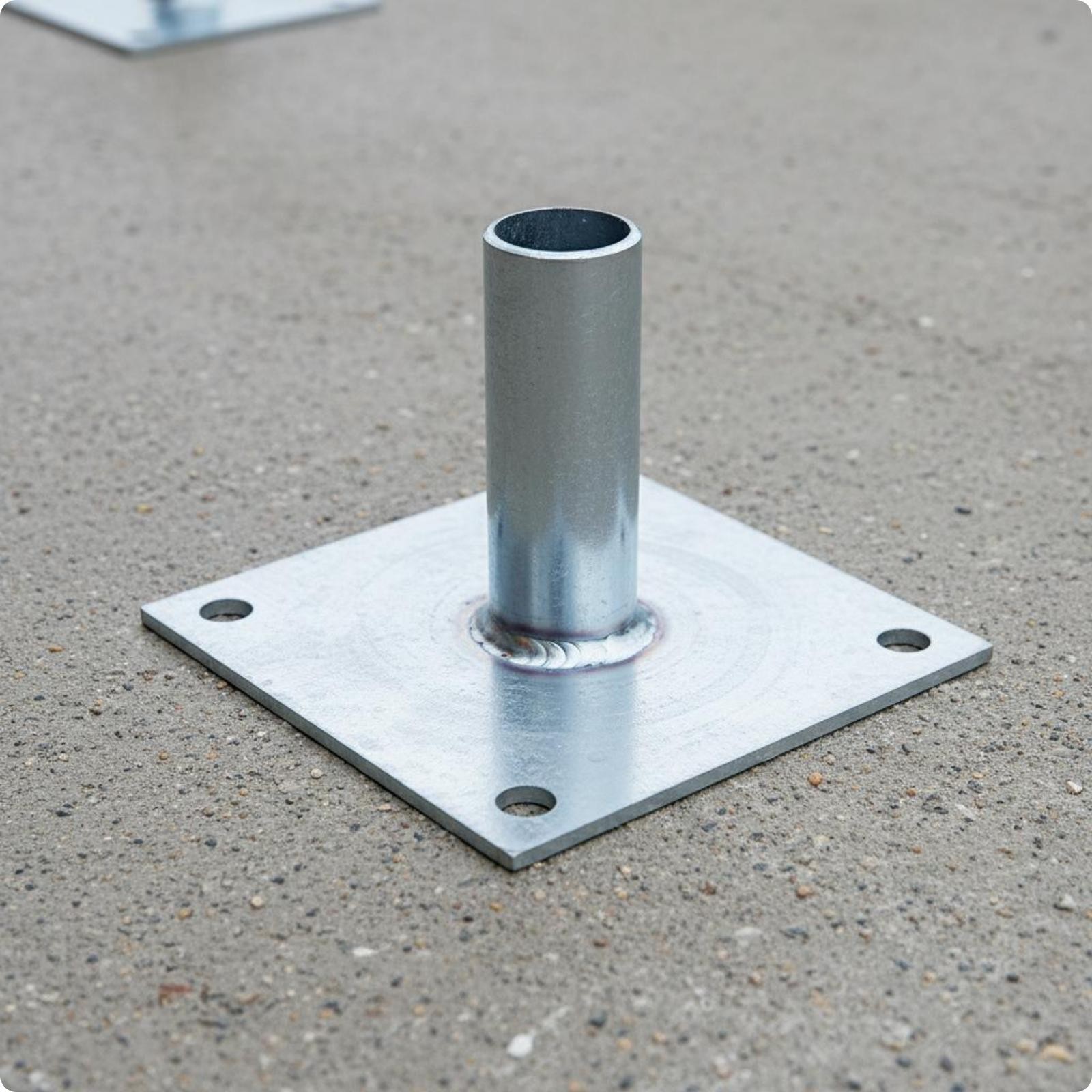 Galvanized Scaffold Socket Base Welded Galvanized Scaffold Base Plate