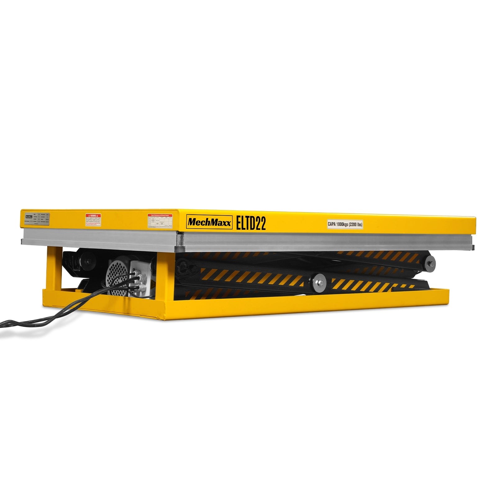 2200 lbs Capacity Electric Hydraulic Lift Table 51.2”x32.3” Platform, ELTD22