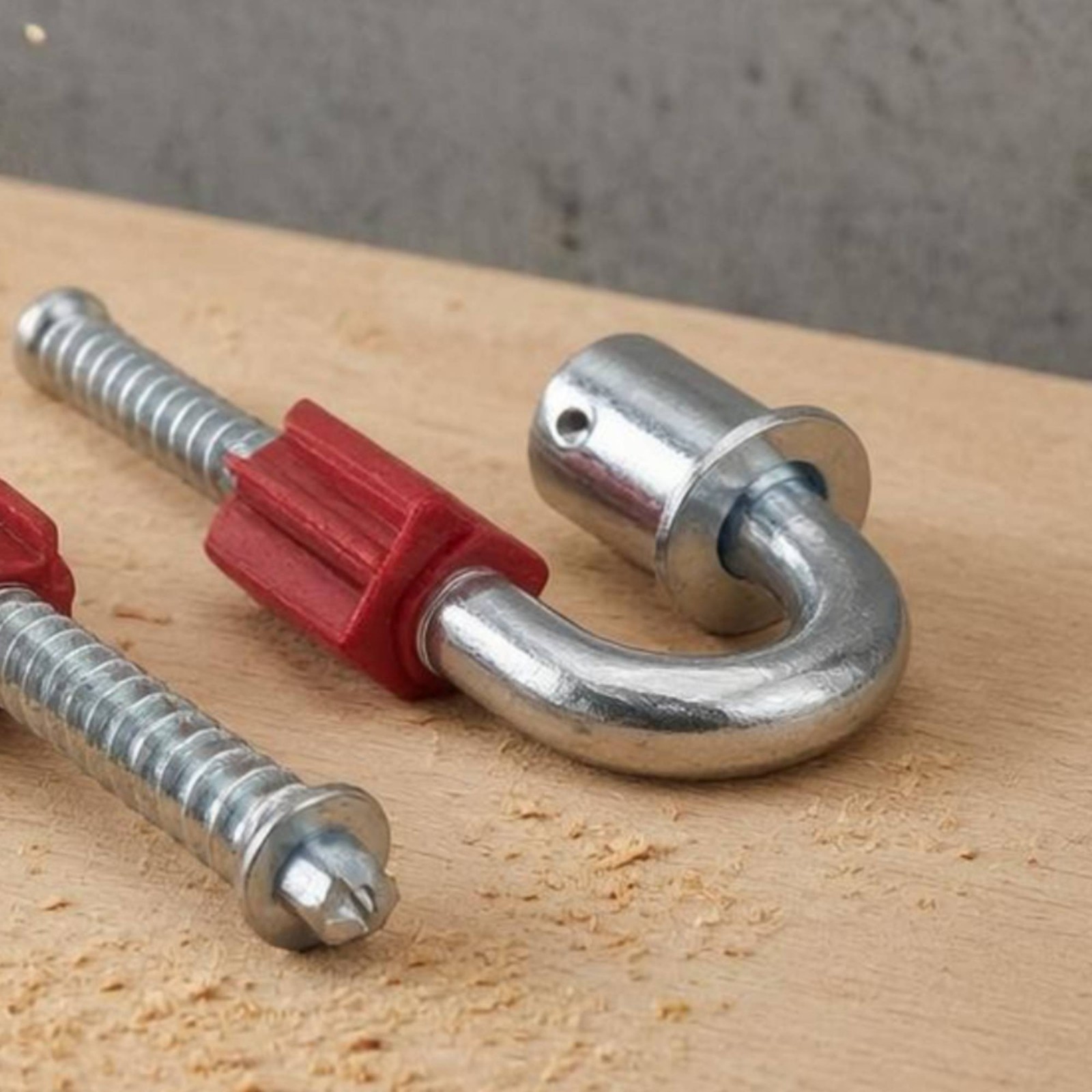 Ladder Hook Red Connector Metal Ladder Hook Threaded