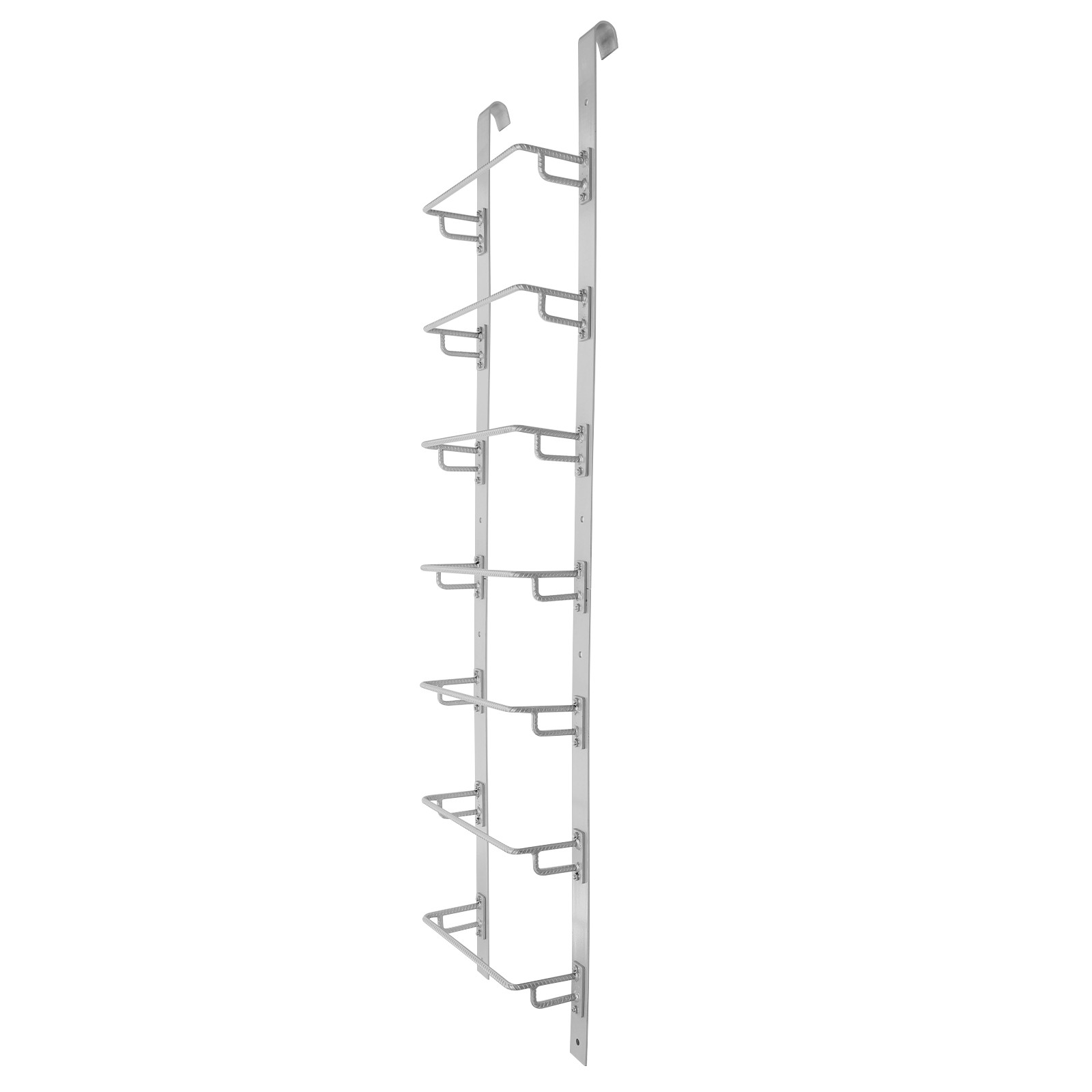7-Steps Window Well Ladder Heavy-Duty Window Well Ladder Egress Ladder 300kg