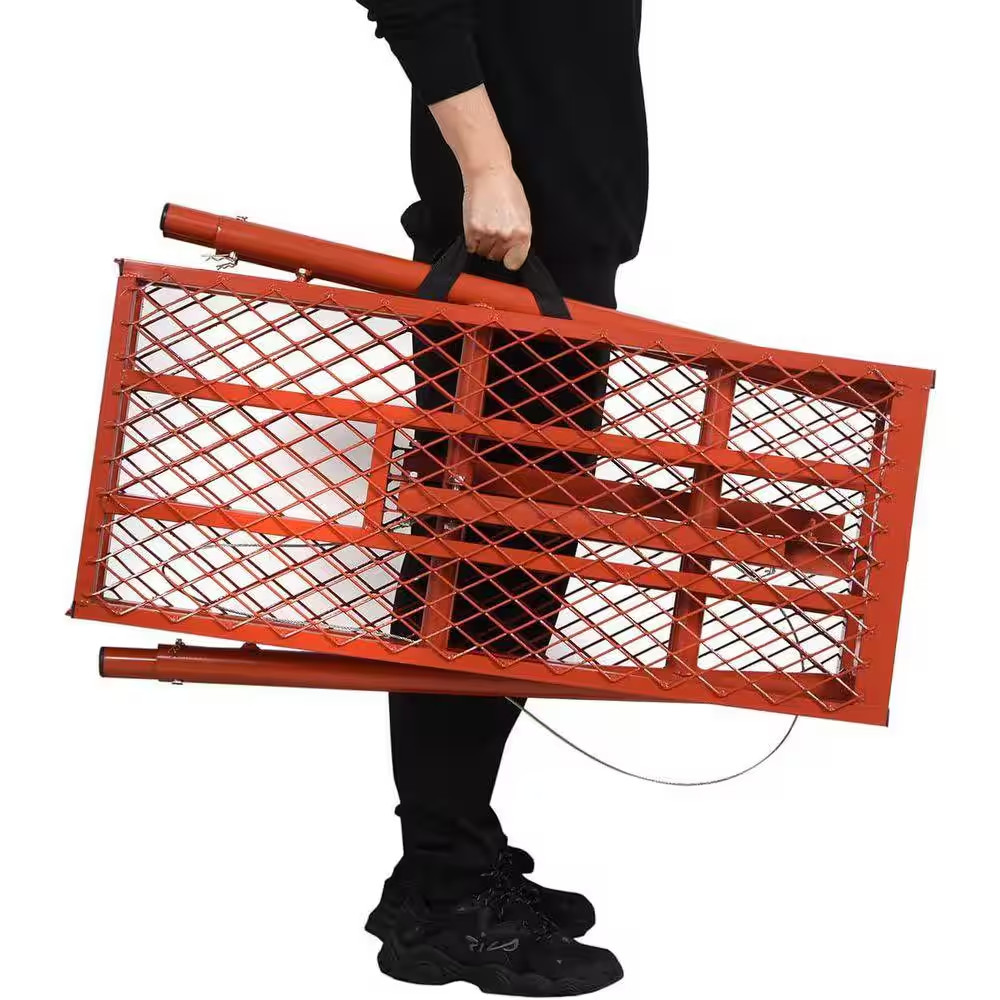 6 Ft. X 1.25 Ft. Alloy Steel Scaffolding Platform with 770 Lbs. Capacity, Adjust