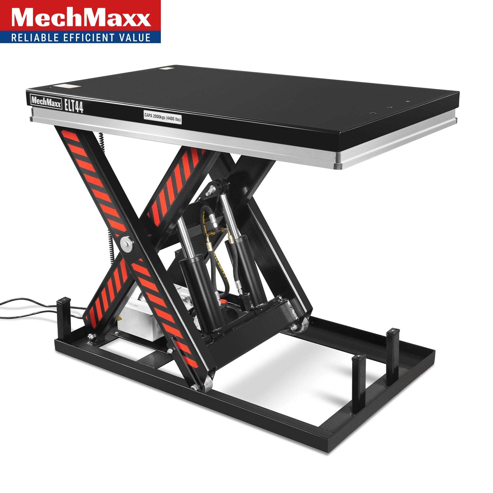 MechMaxx 4400lbs Capacity Hydraulic Lift Table 51.2”x33.5” Platform,ELT44