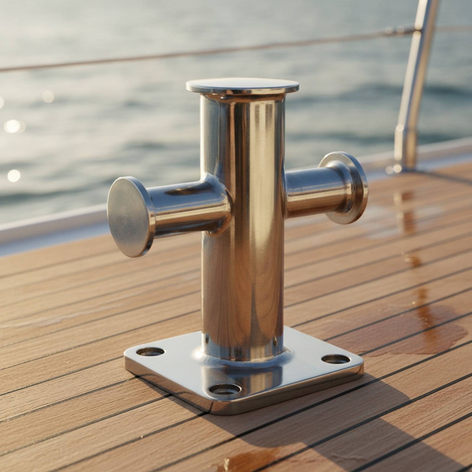 Single Cross Bitt Bollard Bolt-down Cross Bitt Bollard Long-Lasting