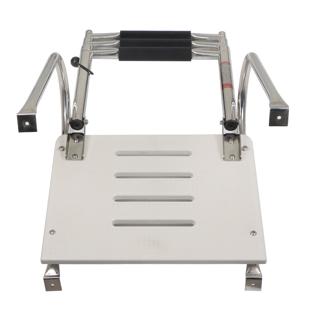 2/3/4/5 Step Boat Ladder Stainless Steel Telescoping Folding Dock Ladder