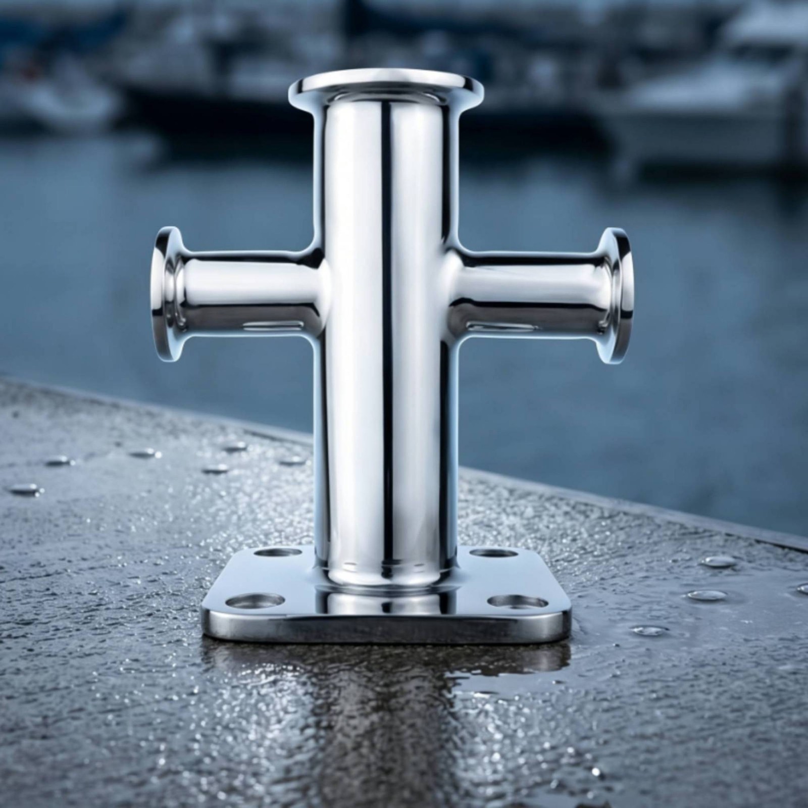 Single Cross Bitt Bollard Bolt-down Cross Bitt Bollard Long-Lasting