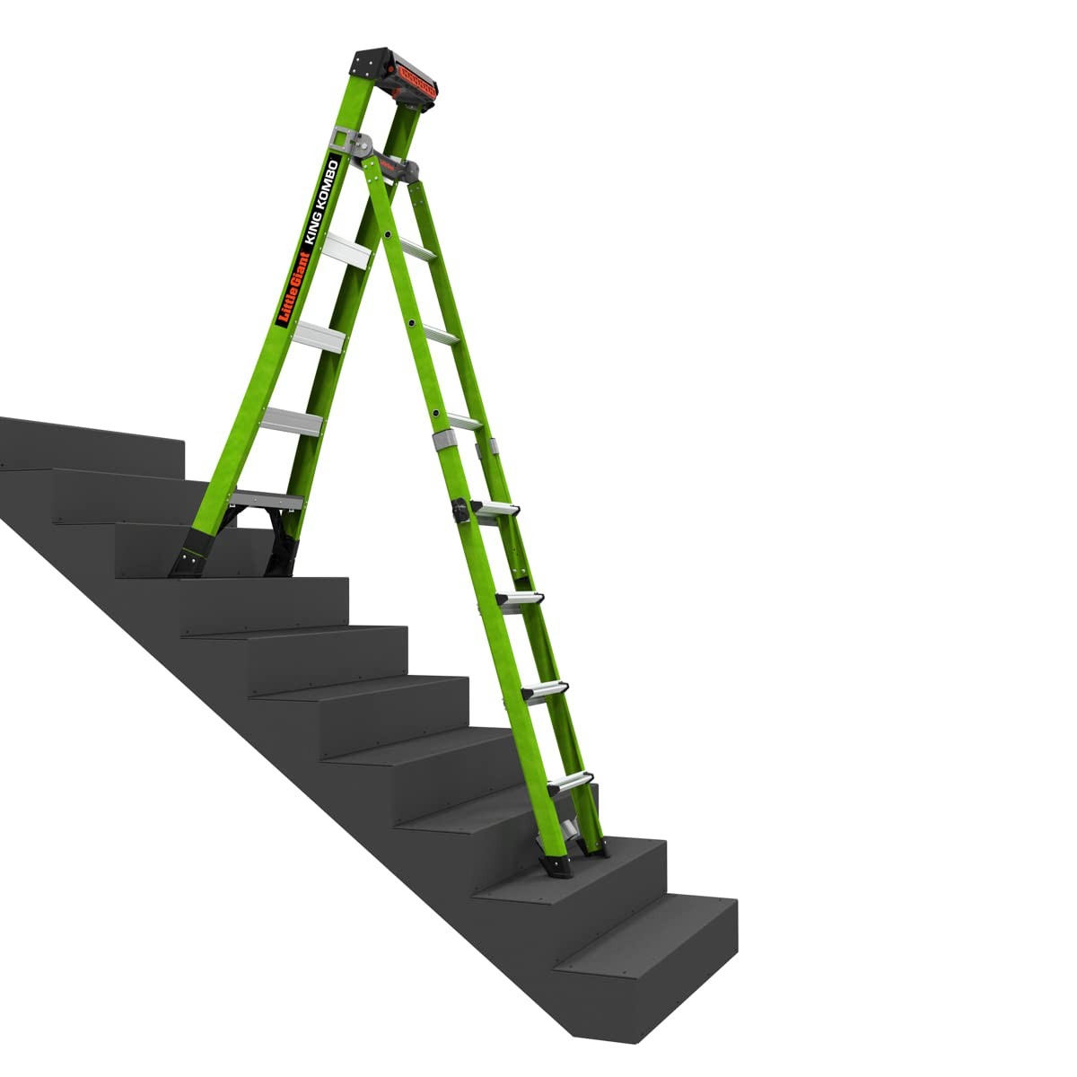 Little Giant Ladders King Kombo 2.0 Xt Industrial M6 6 Ft. A Frame 10 Ft.