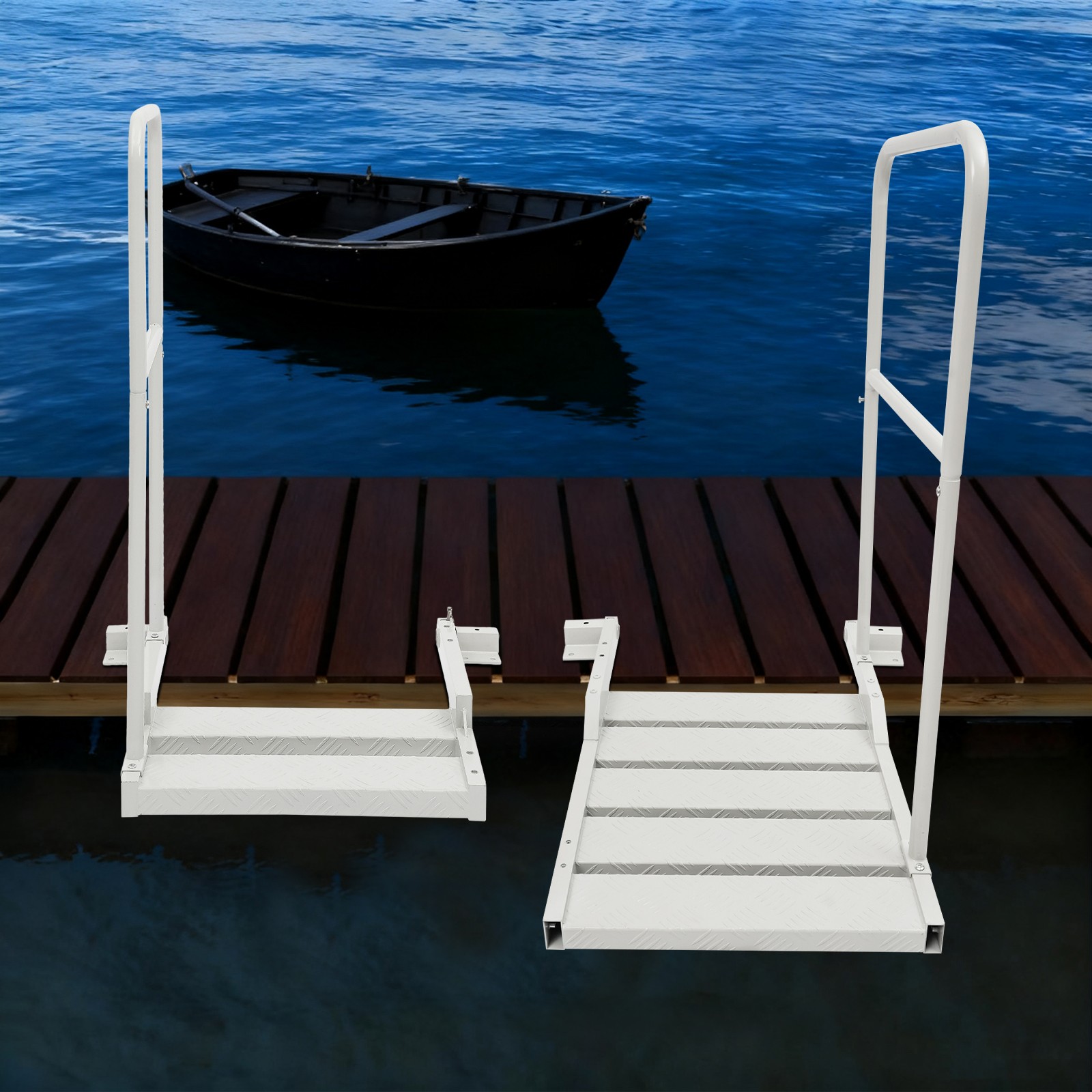Aluminum Alloy Boat Boarding Platform Boat Boarding Tool 150kg/330.69lbs Load
