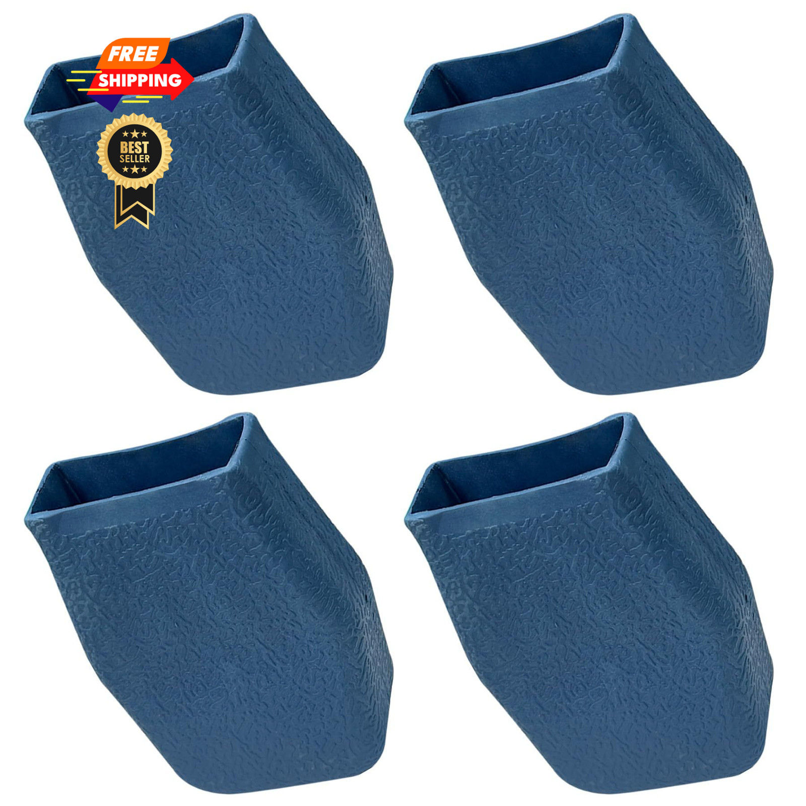 AC19-2 Extension Ladder Covers Rubber End Caps Mitts Bumpers Pads Boots 4 Pack