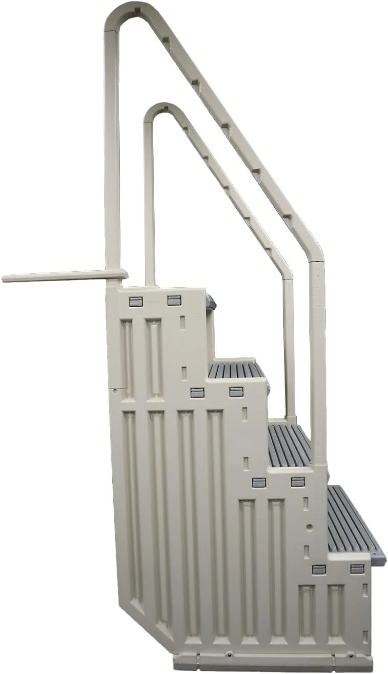 Confer Plastics Step-1X: Sturdy Above Ground Entry System with Dual Handrails an