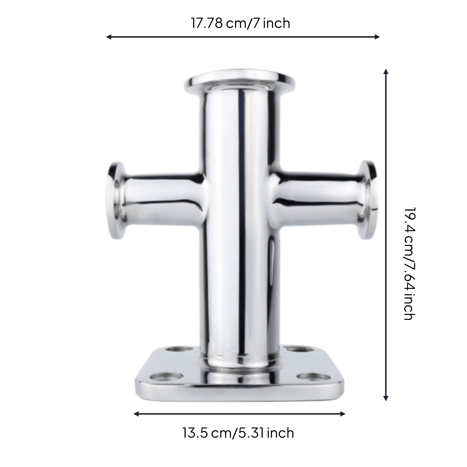 Single Cross Bitt Bollard Bolt-down Cross Bitt Bollard Long-Lasting