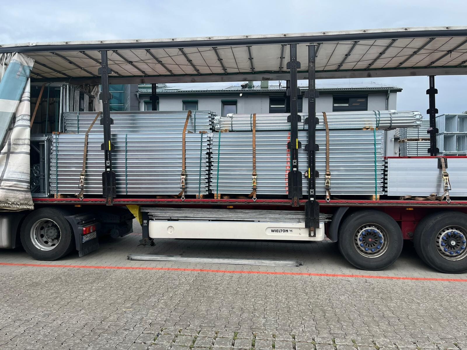 NEW PRODUCT 216m² Scaff 74 steel scaffolding Échafaudag Lešení