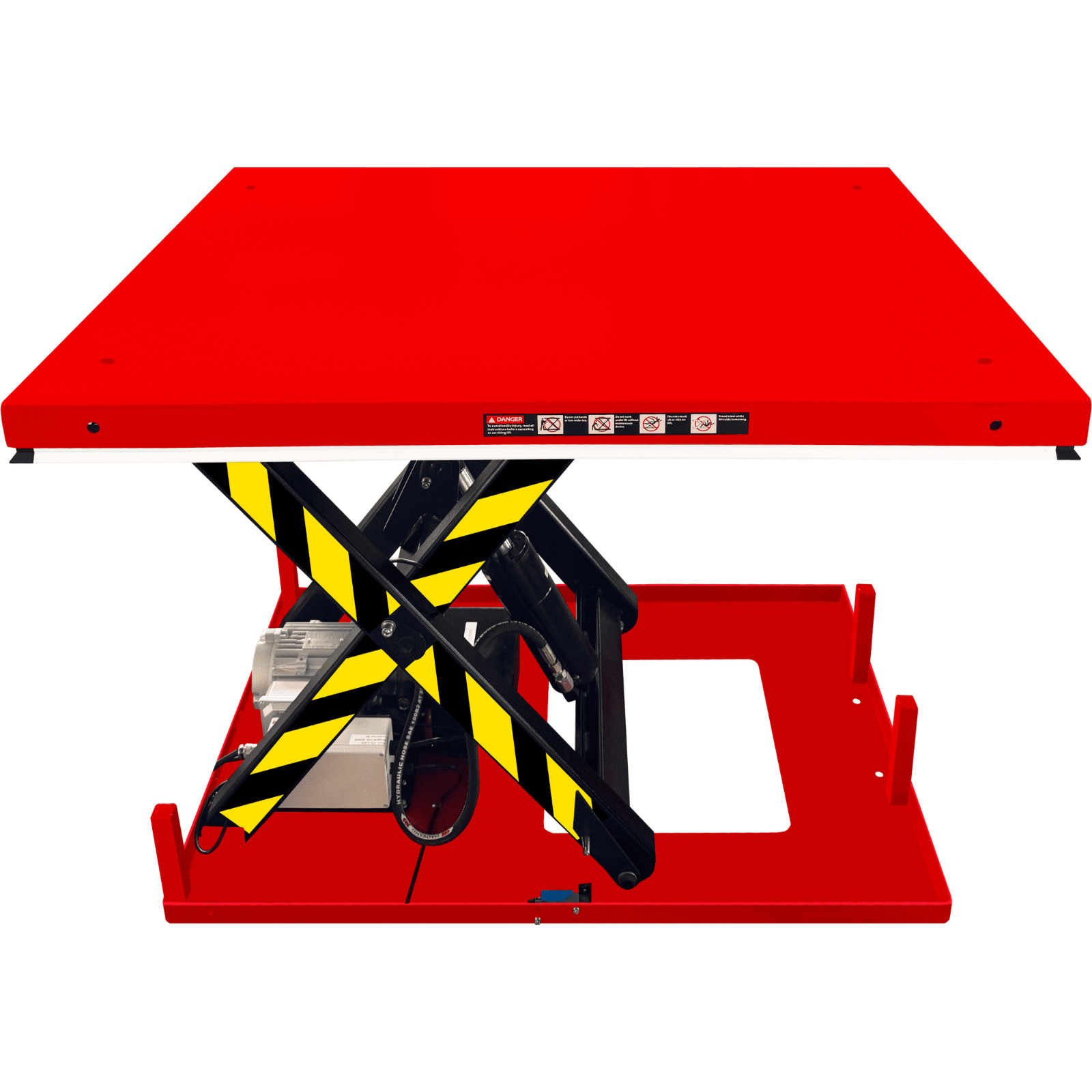 Electric Hydraulic Scissor Lift Table With Foot Pedal, 2,200 lb., 48″ x 36″