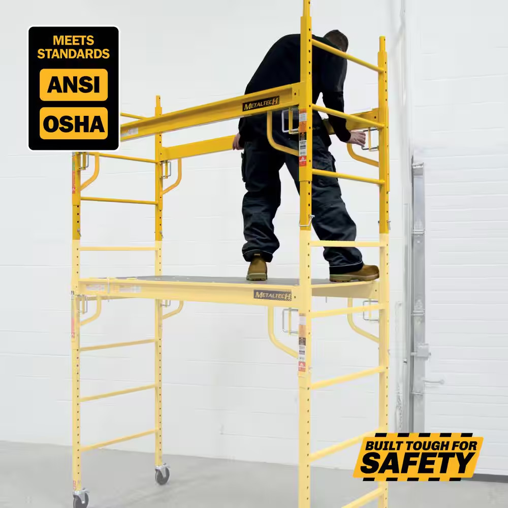 39 In. High Scaffolding Extension Platform with 1000 Lb. Capacity for 6 Ft. Bake