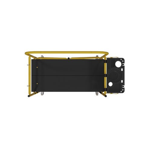 4′ 500 Lbs Steel Rolling Utility Scaffold Work Bench Mobile Platform Lock Caster