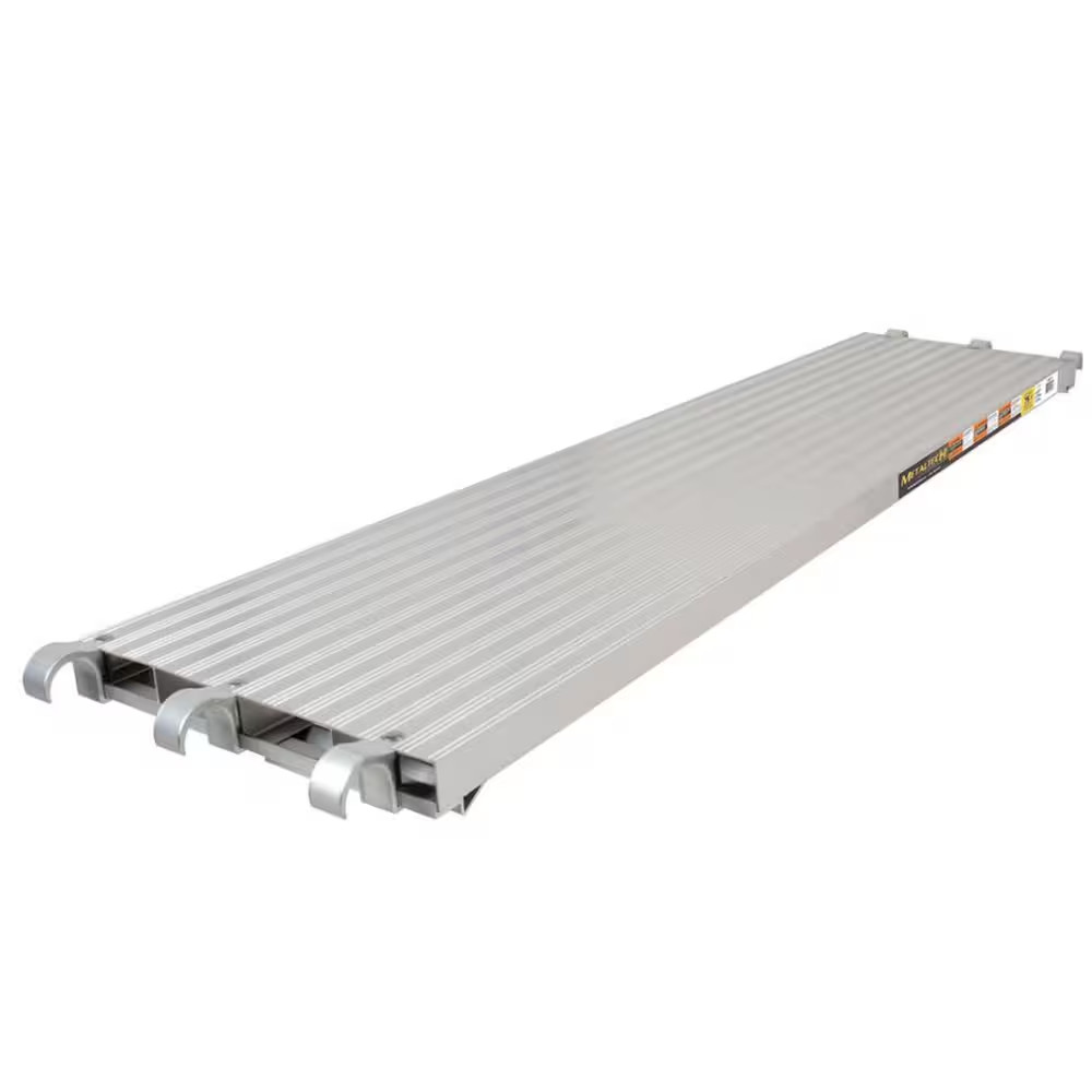 10 Ft. L X 19 In. W All-Aluminum Scaffold Platform and Plank for Standard and Ar
