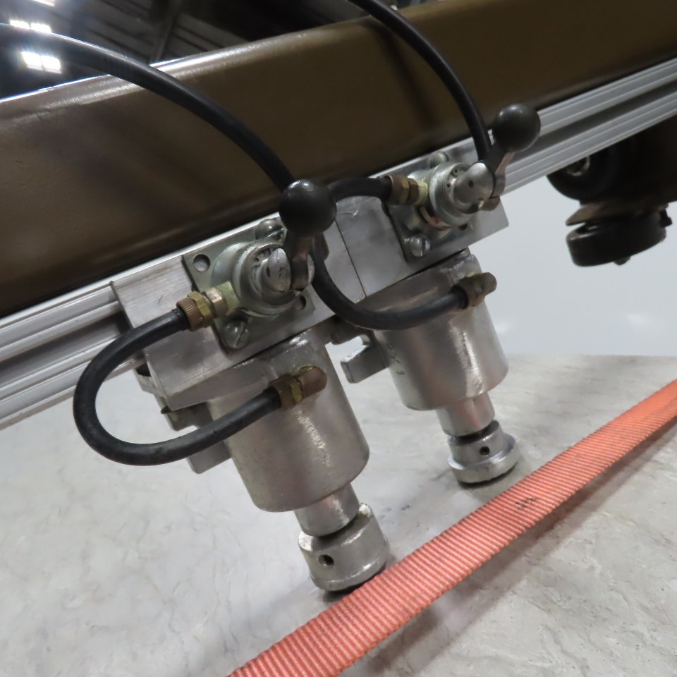 Custom Fab 8′ x 52″ Face Frame Assembly A Frame Table 5 Pneumatic Clamps