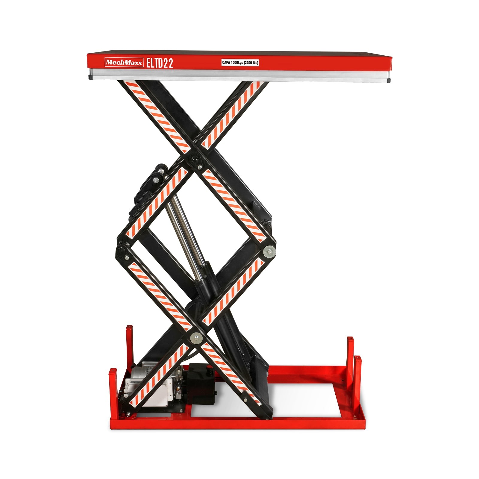 2200 lbs Capacity Electric Hydraulic Lift Table 51.2”x32.3” Platform, ELTD22