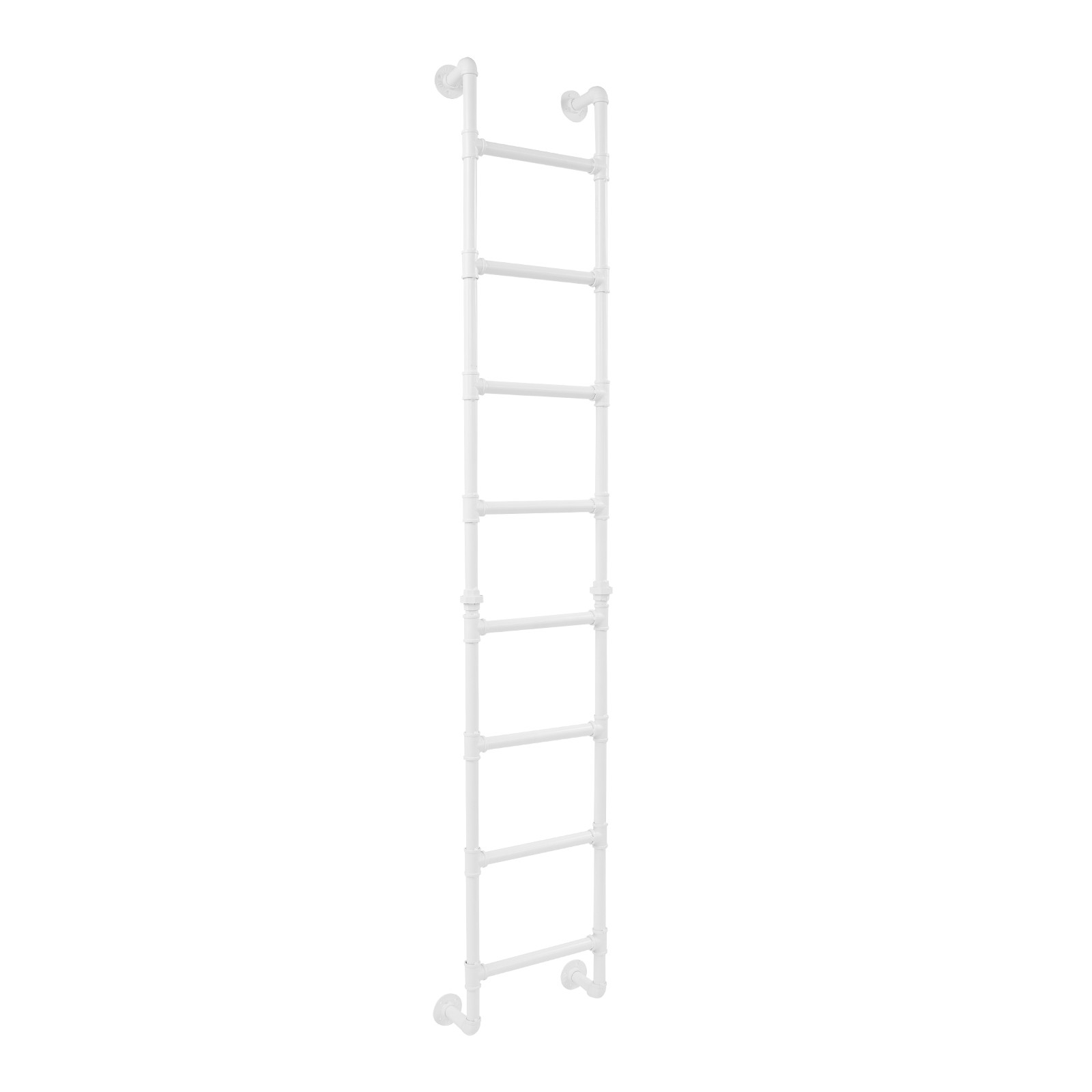 8-Step Ladder Bunk Bed Attic Ladder Wall-mounted High Loft Attic Step Ladders