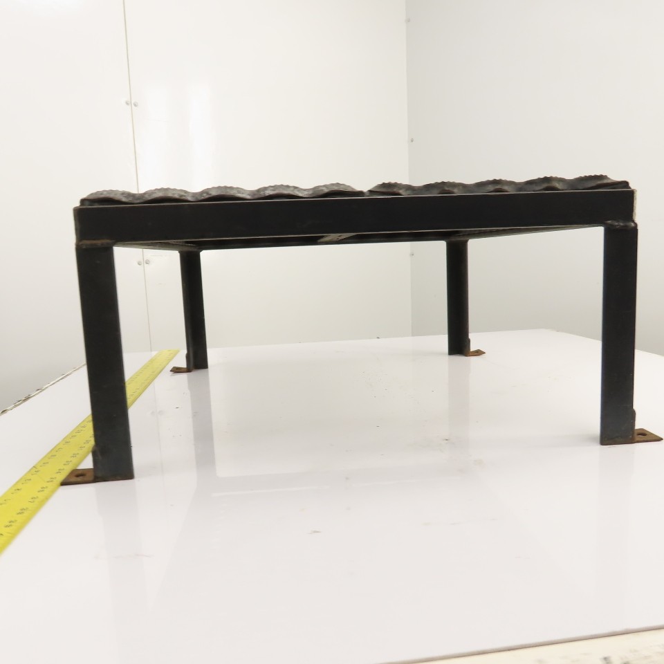 24″ x 24″ 1 Step Custom Industrial Machine Ladder Platform Top 12-1/4″ High