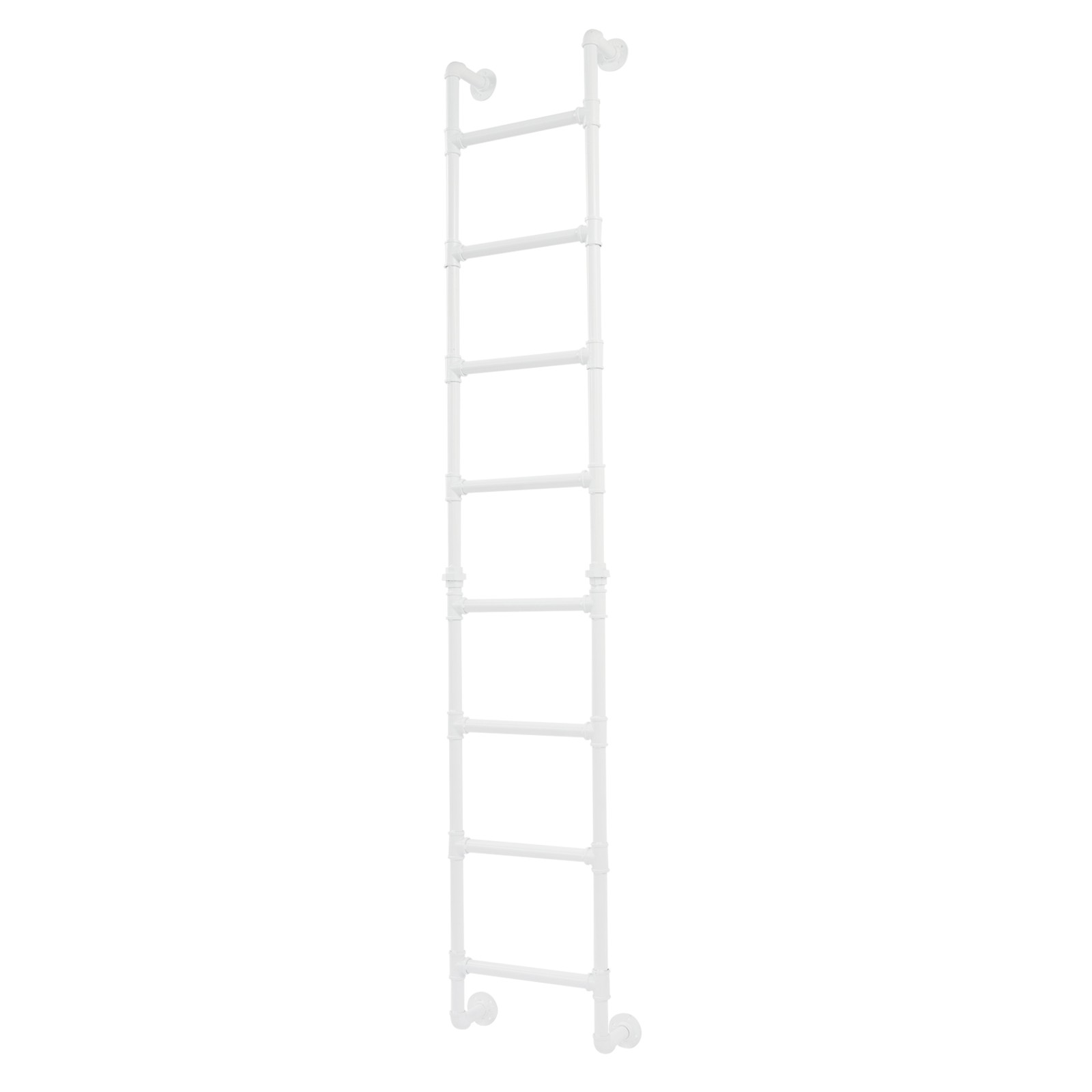 8-Step Ladder Bunk Bed Attic Ladder Wall-mounted High Loft Attic Step Ladders