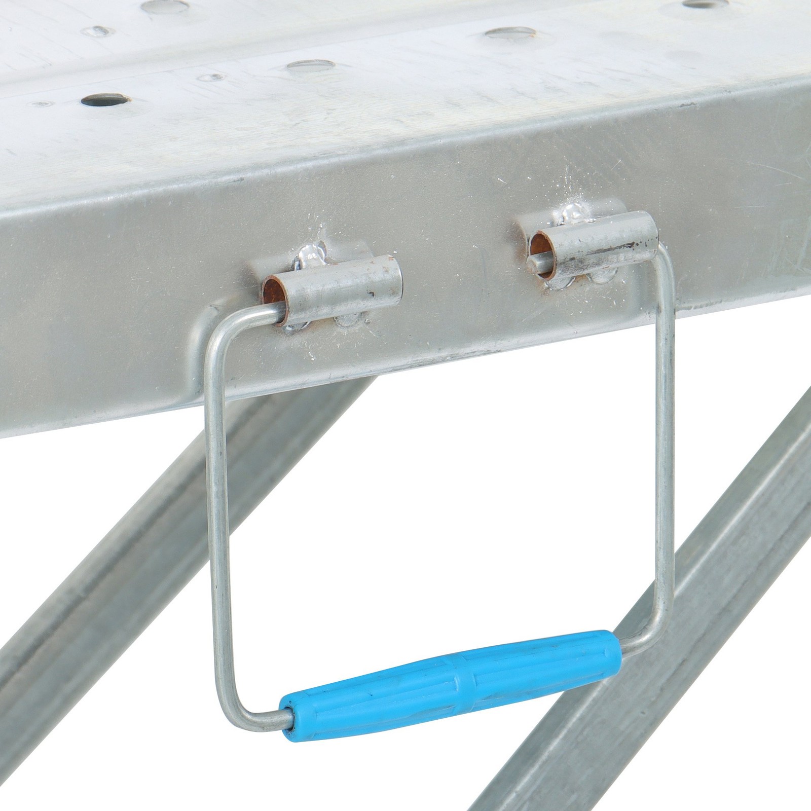 Work Platform 1.8m Portable Folding Scaffolding Platforms Adjustable Height