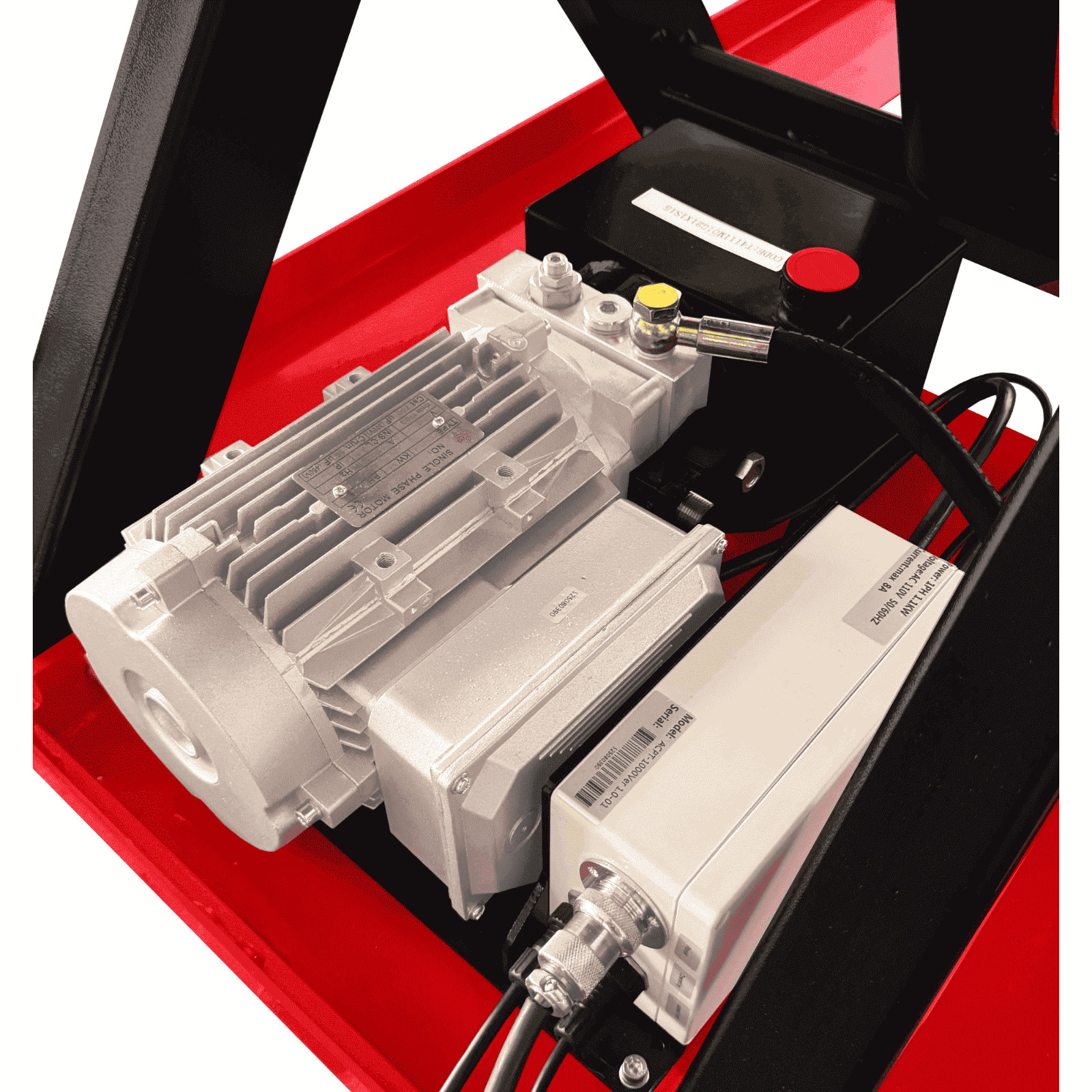 Electric Hydraulic Scissor Lift Table With Foot Pedal, 2,200 lb., 48″ x 36″