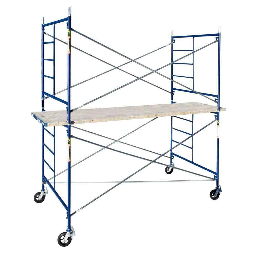 7 ft. x 4 ft. Steel Scaffolding Cross Brace Stabilizer to Increase Scaffold Load