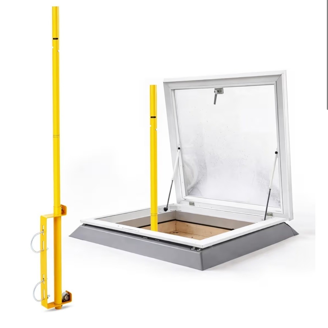 Roof Hatches Ladder Safety Post | Roof Top Safety Hatch Safety Post