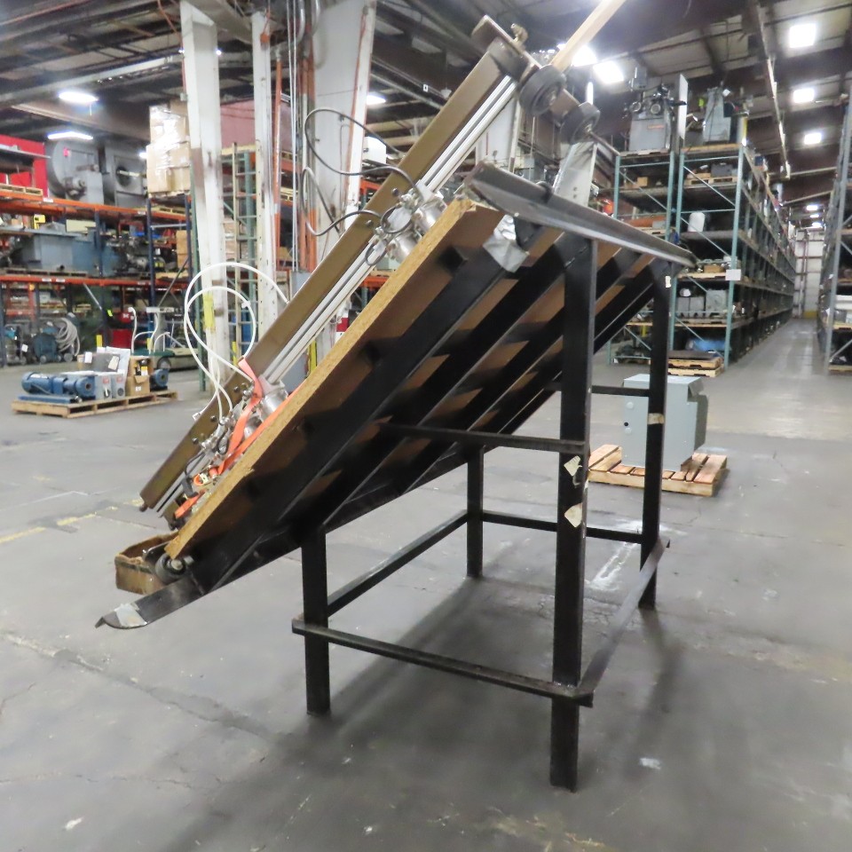 Custom Fab 8′ x 52″ Face Frame Assembly A Frame Table 5 Pneumatic Clamps